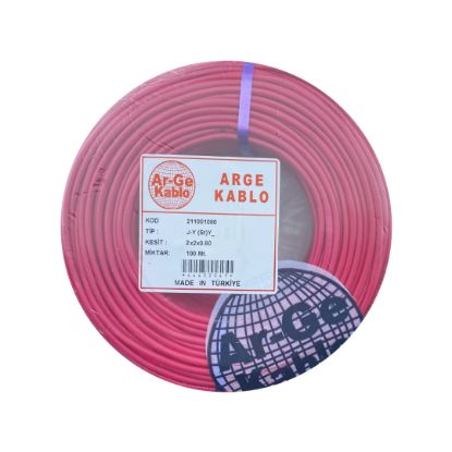 Arge Kablo 2x2x0,80 Yangın Kablosu (Bakır) resmi