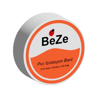 Beze İzole Elektrik Bant (Beyaz) resmi