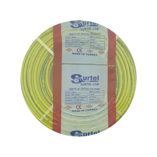 Surtel 16 mm NYA Kablo (Sarı-Yeşil) resmi