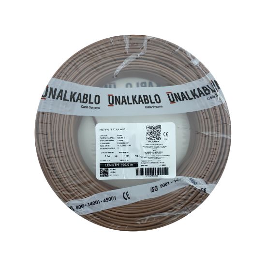 Ünal 1,5 NYA Kablo (Kahverengi) resmi
