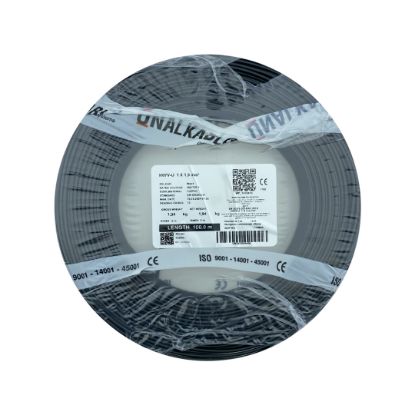 Ünal 1,5 NYA Kablo (Siyah) resmi