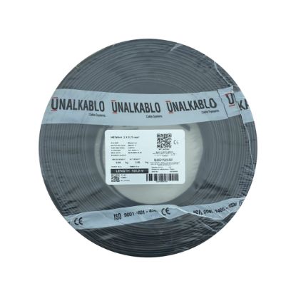 Ünal 2x0,75 Kordon Kablo (Bakır) resmi