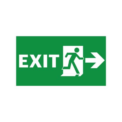 Far Exit Acil Yönlendirme (Sağa) resmi