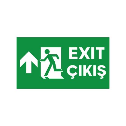 Far Exit Çıkış Acil Yönlendirme (Soldan Yukarıya) resmi