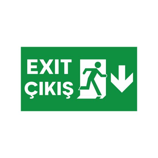 Far Exit Çıkış Acil Yönlendirme (Sağdan Aşağıya) resmi