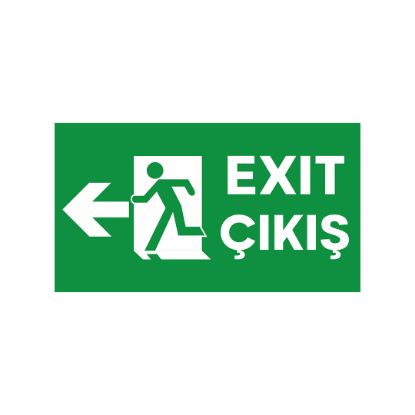Far Exit Çıkış Acil Yönlendirme (Sola) resmi