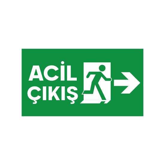 Far Acil Çıkış Acil Yönlendirme (Sağa) resmi