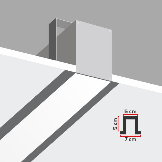 Asya Sıva Altı 7x5x5 Linear (100 cm) resmi