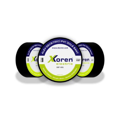 Xkoren Pvc İzole Bant (Alev Geciktirici) resmi