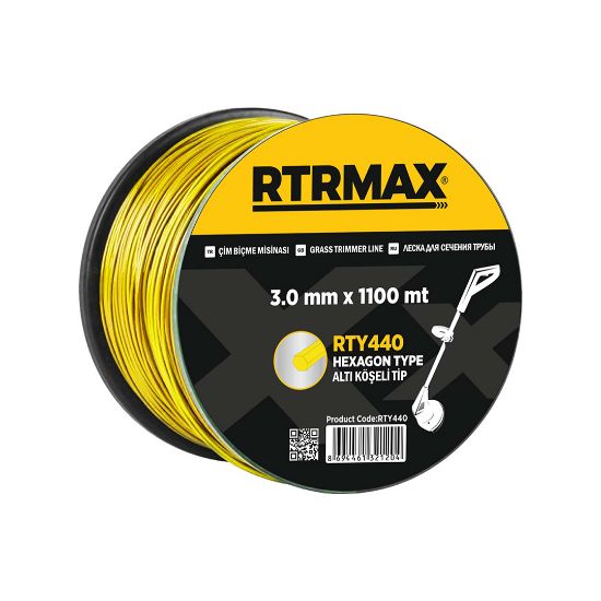 Rtrmax Altıgen Tırpan Misinası (3,0 mm x 1100 m) resmi