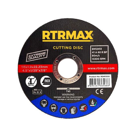 Rtrmax Metal-İnox İnce Kesici Disk (115 mm) resmi