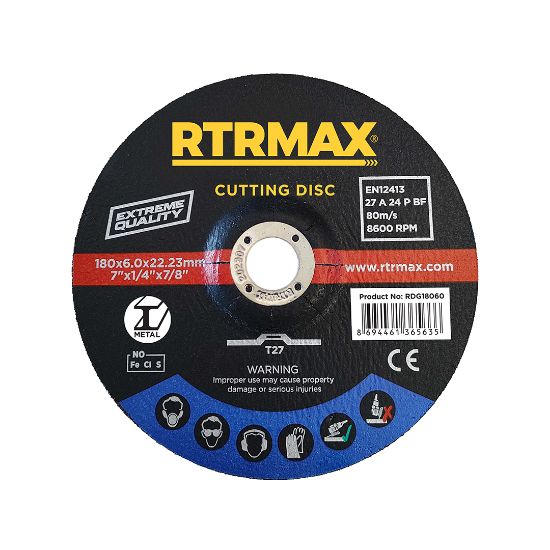 Rtrmax Metal Taşlama Disk (115 mm) resmi