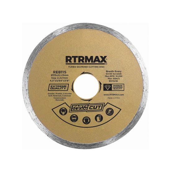 Rtrmax Sürekli Elmas Testere (115 mm) resmi