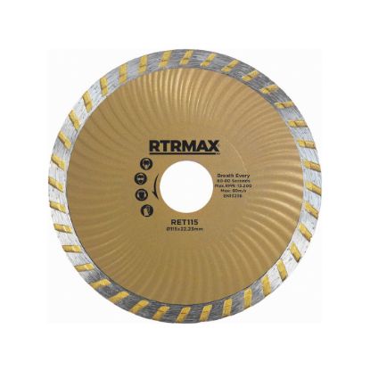 Rtrmax Turbo Kanallı Elmas Testere (115 mm) resmi