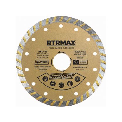 Rtrmax Turbo Elmas Testere (115 mm) resmi