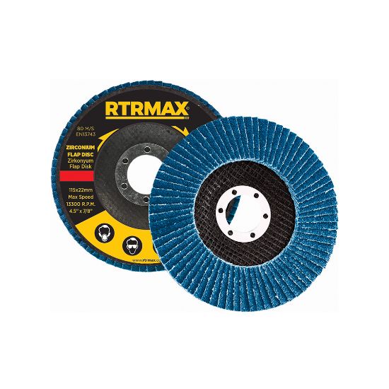 Rtrmax Zirkonyum Flap Disk (#40) resmi