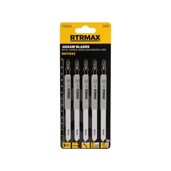 Rtrmax Metal Normal Kesim Dekupaj Ağzı T118A (132 mm) resmi