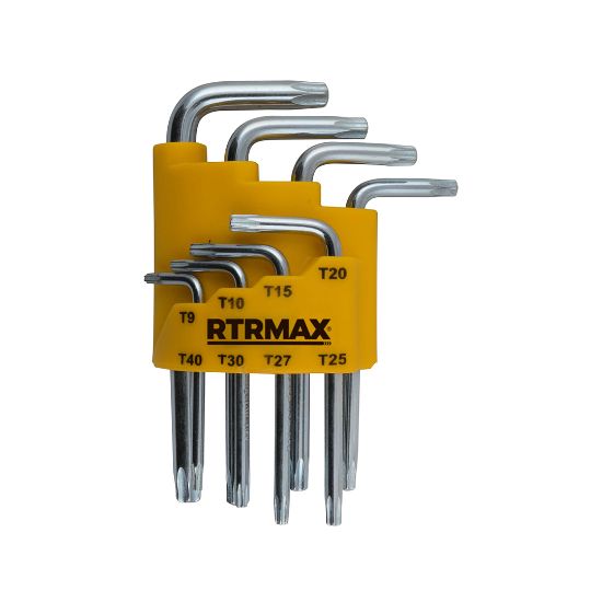 Rtrmax Kısa Torx Allen Anahtar Takımı 8'li resmi