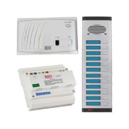 Boçi 9 Daire Apartman Konuşma Sistemi (Paket) resmi