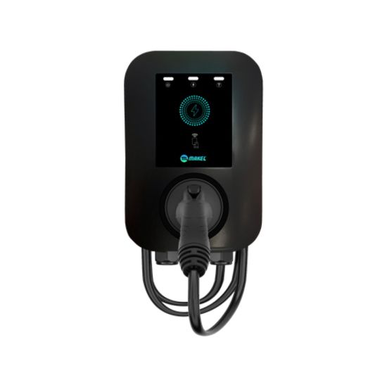 Makel Kablolu Tip Elektrikli Araç Şarj İstasyonu (Monofaze) resmi