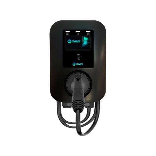 Makel Kablolu Tip Elektrikli Araç Şarj İstasyonu (Trifaze) resmi