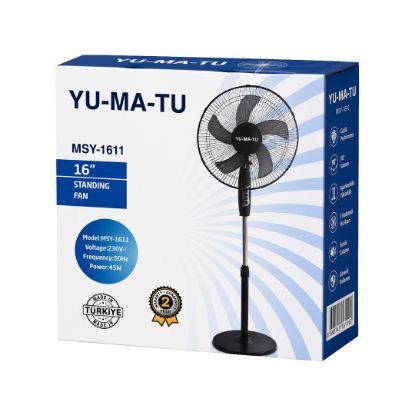 YU-MA-TU 16" Ayaklı Vantilatör (5 Kanatlı, Plastik) resmi