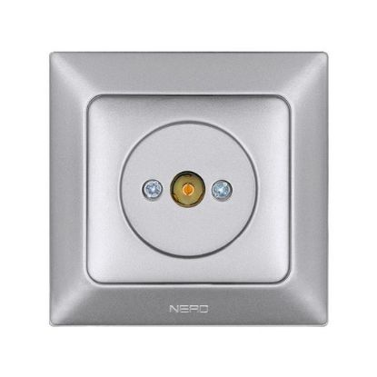 Nead Aras Gümüş TV Prizi Geçişli (18DB) (Eko) resmi