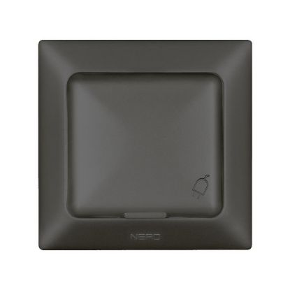 Nead Aras Füme Kapaklı Topraklı Priz resmi