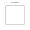 DRL 24W Kare Sıva Üstü Led Panel (6500K) resmi